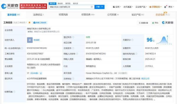 亿财配资 翁东华卸任文和友小龙虾公司董事